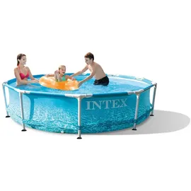 Intex Beachside Metal Frame Pool Set 305 x 76 cm inkl. Filterpumpe