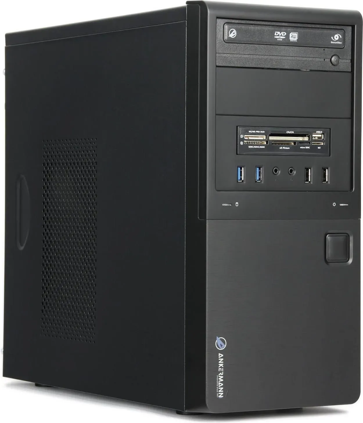 Ankermann Business V2 Work Desktop PC, AMD Ryzen 5 5600G, 16GB RAM, 1TB M.2 SSD, PC