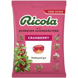 Ricola Cranberry Schweizer Kräuterbonbon zuckerfrei