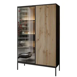 lookway Vitrine ECLIPSE WTSZ104 104 x 39 x 166 cm Schwarz