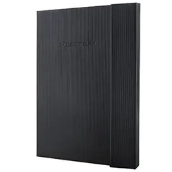 Sigel Notizbuch Conceptum CO151 DIN A4 Hardcover kariert schwarz