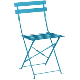 Bolero stalen opklapbare stoelen turquoise (Box 2)