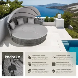 Tectake Santorin Sonneninsel grau