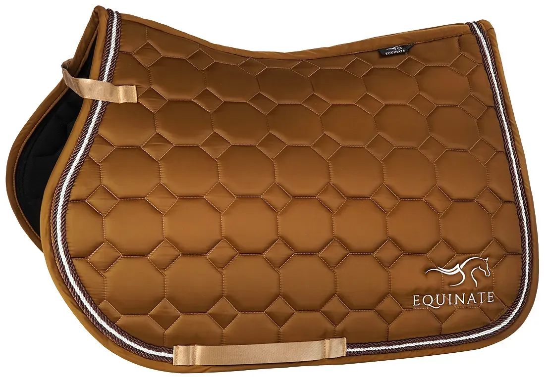 Equinate Satin Schabracke Madison Warmblut VS Bronze