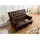 Massivmoebel24 Couch Leder 2-Sitzer Braun