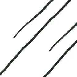 Rundsenkel schwarz - RWA 5, Größe 150 - schwarz