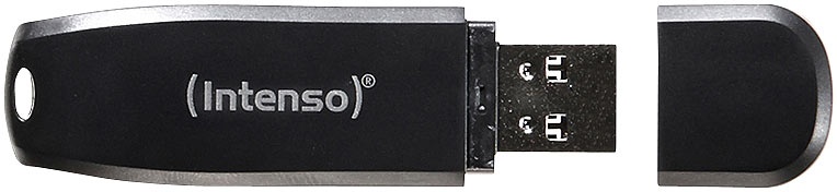 USB-3.2-Speicherstick Speed Line mit 64 GB, bis 70 MB/s, schwarz