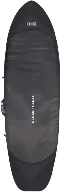 OCEAN EARTH DOUBLE COR_X FISH SHORTBOARD COVER Boardbag 2026 black - 6,8