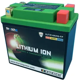 Skyrich LiFePO4 Batterie wartungsfrei, 4 Pol, mit steckbaren Distanzstücken