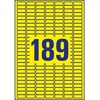 Avery-Zweckform Ordneretiketten, 25.4x10mm, ablösbar, gelb, 20 Blatt L6037-20