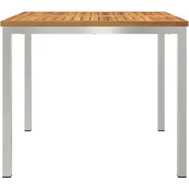 vidaXL Gartentisch 90 x 90 x 74,5 cm Braun