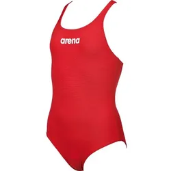ARENA arena Mädchen Sport Badeanzug Solid Swim Pro, Red/White, 164