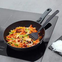 GRÄWE Pfanne Aluminium 28 cm, mit abnehmbarem Griff inkl. Pfannenwender