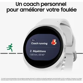 Samsung Galaxy Watch8 Bluetooth 44 mm Silver Sport Band White