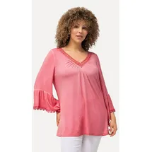 Ulla Popken Shirt in dunkles pink | Gr.: 50-52