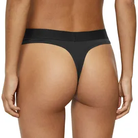 Marc O'Polo Damen String mit Logobund, schwarz