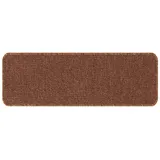 vidaXL Stufenmatte Treppenmatten mit Latexrücken Gelb 25x60 cm braun