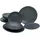 CreaTable Serie Schiefer Black Tafelservice 12-tlg. schwarz