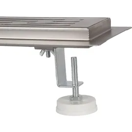 Steelboxx Edelstahl Duschrinne Wasser Dusch Ablauf Bodenablauf (607721: Maße 800x70mm)