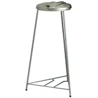 Müllsackständer verzinkt 60 L, freistehend mit verzinkten Deckel und Klemmband