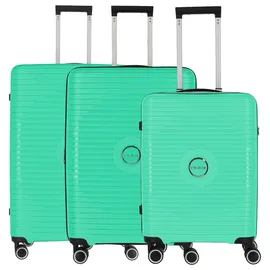 Travelite Orbita Koffer-Set 3-tlg. grün/türkis