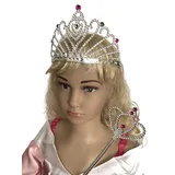 Zubehör Set zum Prinzessin Kostüm Diadem Stab zu Karneval Fasching