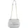 Valentino Ocarina Schultertasche Kunstleder Grau/Weiß