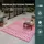 Homescapes Tia Outdoor-Teppich 150 x 240 cm Pink/Weiß