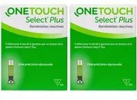 OneTouch Select Plus Bandelettes réactives 2x100 pc(s)