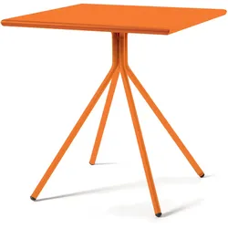 Outdoortisch Rick 80x80x75 cm orange