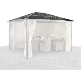 Konifera Pavillon-Ersatzdach Aruba 3 x 3 m Beige/Braun