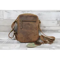 GREENBURRY Vintage Umhängetasche Leder Brown