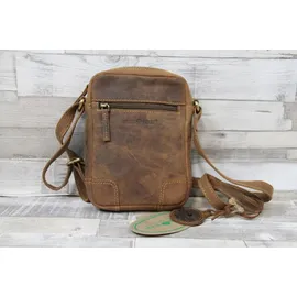 GREENBURRY Vintage Umhängetasche Leder Brown
