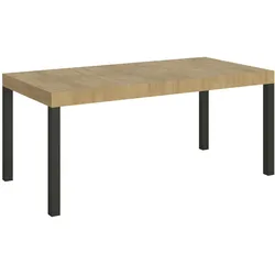 Itamoby Ausziehbarer Tisch 90x180/440 cm Everyday Gestell Eiche Natur Anthrazit