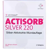 Medi-Spezial GmbH ACTISORB 220 Silver 10.5x10.5cm steril Kompressen 10 st