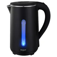 Michelino 1,8 Liter Wasserkocher mit LED-Licht Schwarz Matt 74352