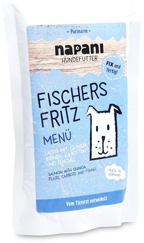 napani Menü für Hunde Fischers Fritz Futter 150 g