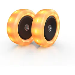 BERG Nexo Kinderroller Räder orange Lichter 120 MM