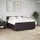 vidaXL Boxspringbett mit Matratze Dunkelbraun 180x200 cm Stoff