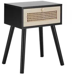 Beistelltisch Denis Hellbraun/ Schwarz MDF