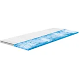 Frankenstolz Relax Gelart Matratzentopper 90 x 200 cm Weiß