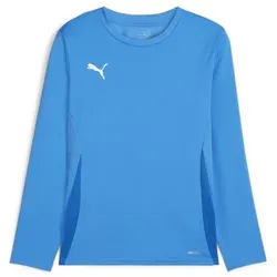 Puma Teamgoal LS Jersey Jr electric blue lemonade-puma white-puma team royal (02) 152