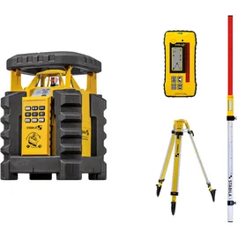 Stabila Rotationslaser LAR 350, 9-teiliges Set, selbstnivellierend, manuelle 2-Achsen-Neigung, motorgesteuert, wasser- und staubdicht nach IP 65