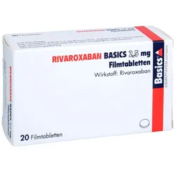 Rivaroxaban Basics 2.5 Mg Filmtabletten 20 St
