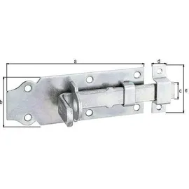 GAH Alberts Schlossriegel L.120 mm B.44 mm gerade 10 Stück