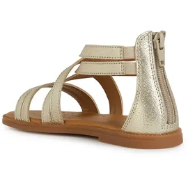 GEOX J Karly Girl Sandal, Platinum, 36 EU