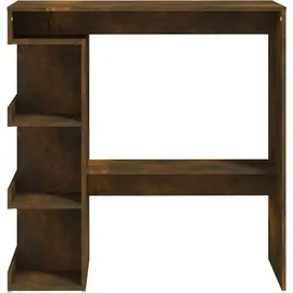 vidaXL Bartisch mit Regal 100 x 50 x 101,5 cm Räuchereiche