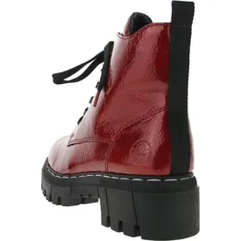 Rieker Damen Klassische Stiefeletten 74020, Frauen Stiefeletten,Booties,halbstiefel,Kurzstiefel,uebergangsschuhe,rot (33),38 EU / 5 UK