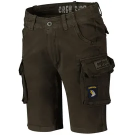 Alpha Industries Crew Patch Cargo Shorts Greyblack 32