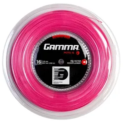 Gamma Tennissaite Moto (Haltbarkeit+Spin) pink 200m Rolle